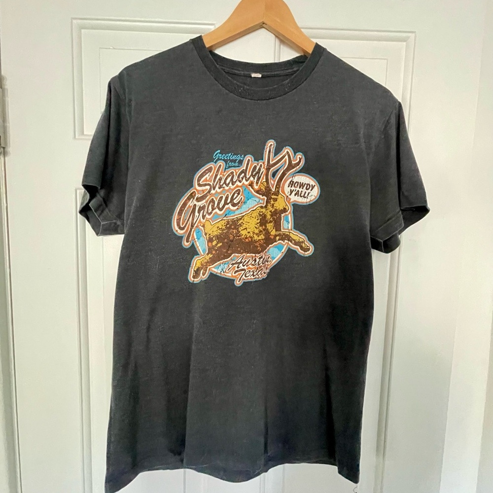 Shady Grove Black Graphic T-Shirt